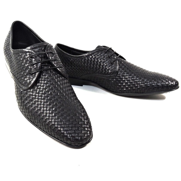 ALBERTO CICCIOLI 🇮🇹 MEN'S BLACK SOFT LEATHER COMFORT FASHION SHOES - Picture 1 of 7